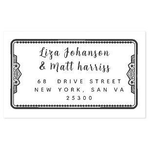 Professional Modern Script  Self-inking Stamp