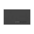 Professional Modern Simple Black Minimalist