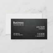 Professional Modern Simple Computer Repair Black Business Card (Front/Back)