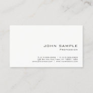 Professional Modern Simple Design Elegant Business Card at Zazzle