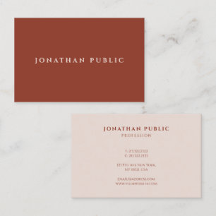 Professional Modern Simple Design Elegant Template Business Card
