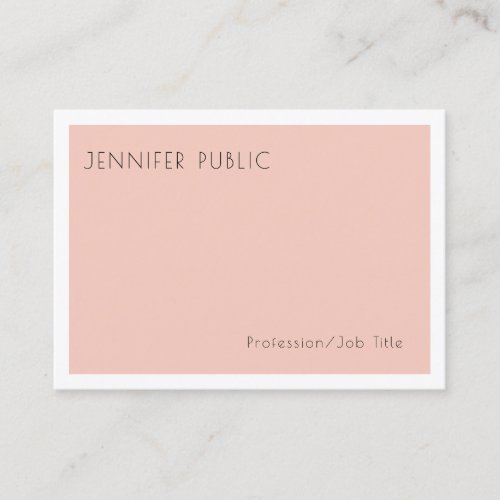 Professional Modern Simple Design Template Trendy Business Card