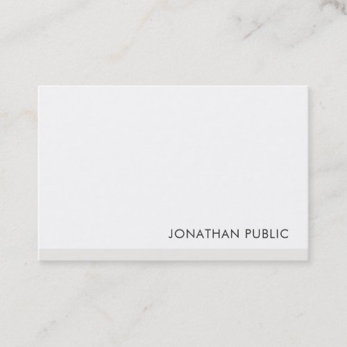 Professional Modern Simple Elegant Template Business Card
