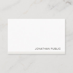 Professional Modern Simple Elegant Template Business Card