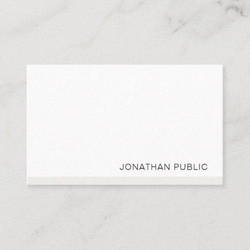Professional Modern Simple Elegant Template Business Card