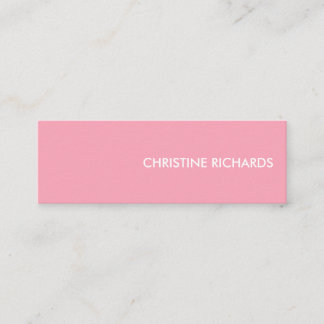 Professional Modern Simple Mini Business Card