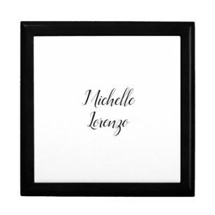 Professional Modern Simple Plain Your Name Gift Box