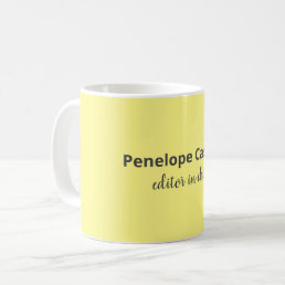 Professional Modern Simple Stylish Your Name Coffee Mug