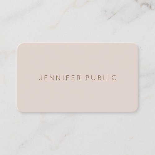 Professional Modern Simple Template Elegant Color Business Card