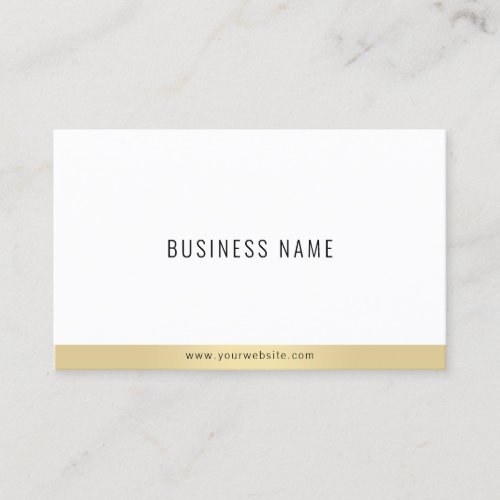 Professional Modern Simple Template Elegant Gold Business Card