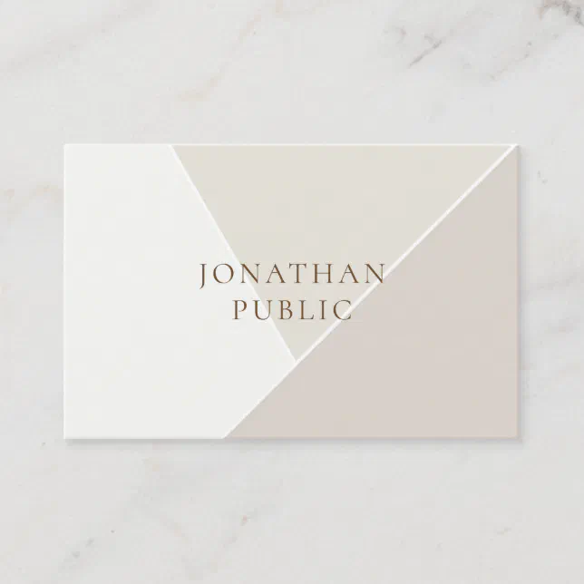 Professional Modern Simple Template Minimalist Business Card | Zazzle