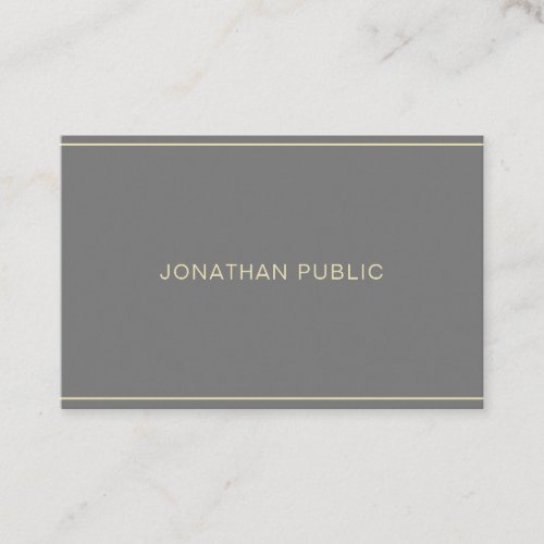 Professional Modern Simple Template Sophisticated Business Card