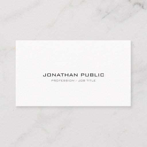 Customizable Professional Modern Sleek Plain Sophisticated Business Card
