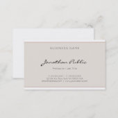 Professional Modern Smart Elegant Minimalist Cool Business Card (Front/Back)