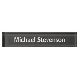 Professional Modern Style Business Desk Nameplate