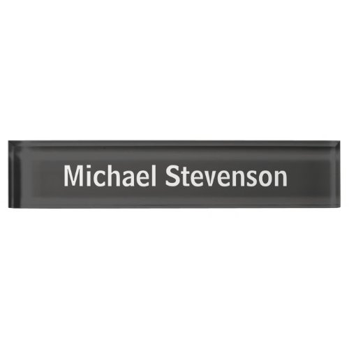 Professional Modern Style Business Desk Nameplate