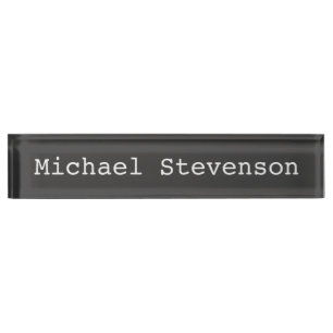 Professional Modern Style Business Desk Nameplate