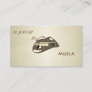 Professional Modern Stylish-Lips-Lipstick Business Card
