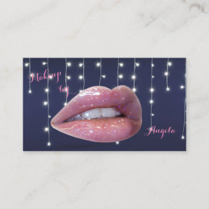 Professional Modern Stylish -Lips, Makeup Business Card