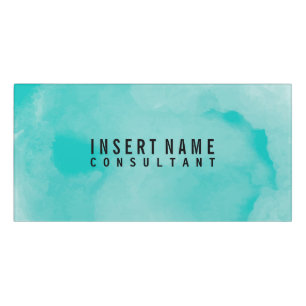 Professional Modern Watercolor Door Sign