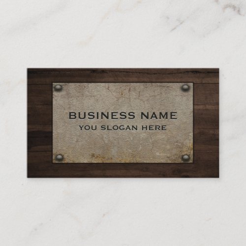 Professional Modern Wood Business Card
