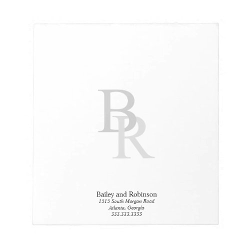 Professional Modern Your Logo Business Notepad