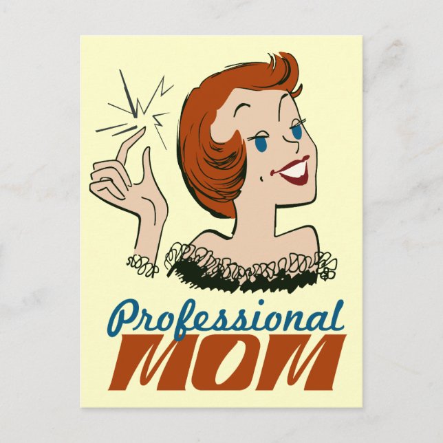Professional Mom Postcard (Front)