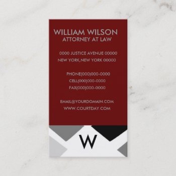 Professional Monogram Business Cards by Baysideimages at Zazzle