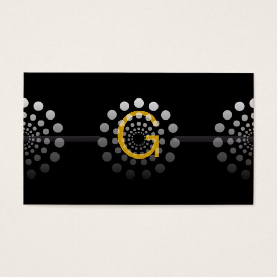 Professional Monogram Business Cards