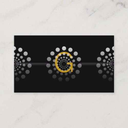 Professional Monogram Business Cards