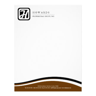 Professional Monogram Business Letterhead
