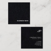 Professional Monogram Design Elegant Luxury Plain Square Business Card ...