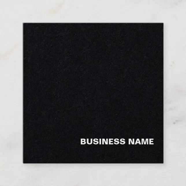 Professional Monogram Design Elegant Luxury Plain Square Business Card ...