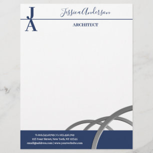 Professional Monogram Letterhead
