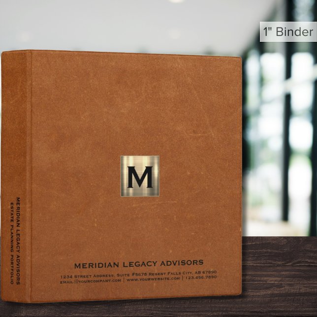 Professional Monogrammed Binder (Creator Uploaded)