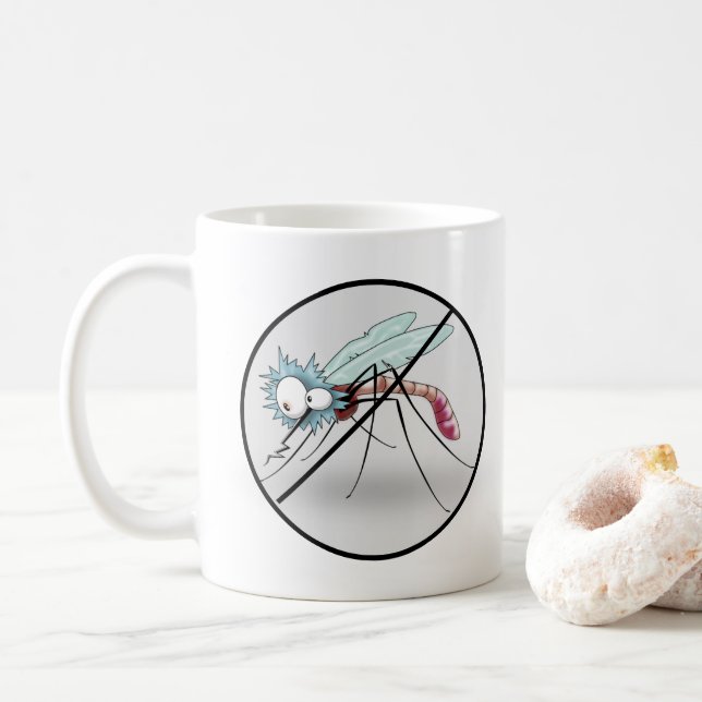 Professional Mosquito Killer Funny Coffee Mug (With Donut)