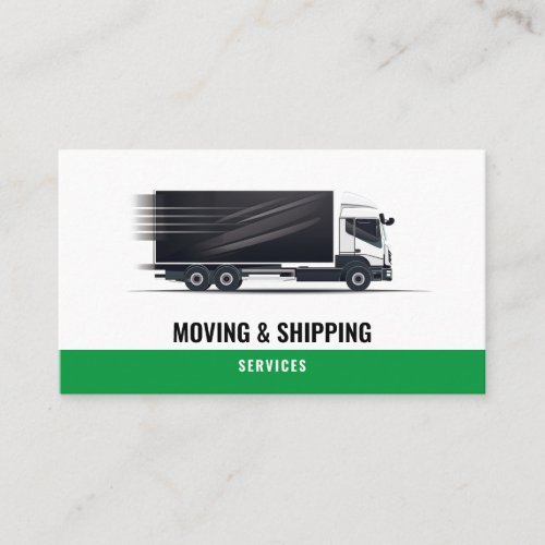 Professional Mover Box Truck Moving Company Business Card