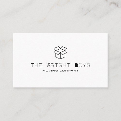 Professional Moving Company Business Card