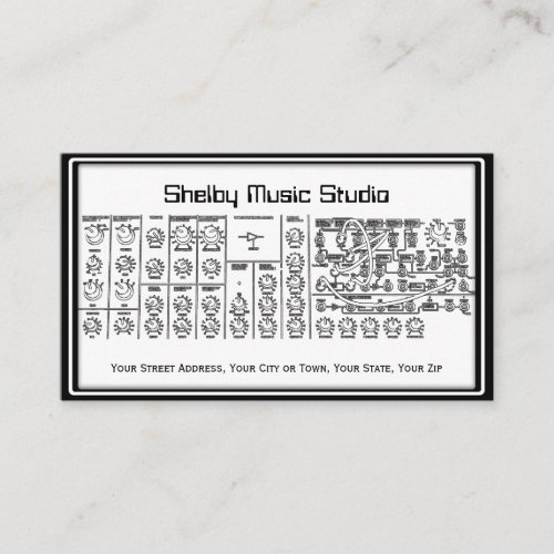 Professional Music Production Studio Business Card