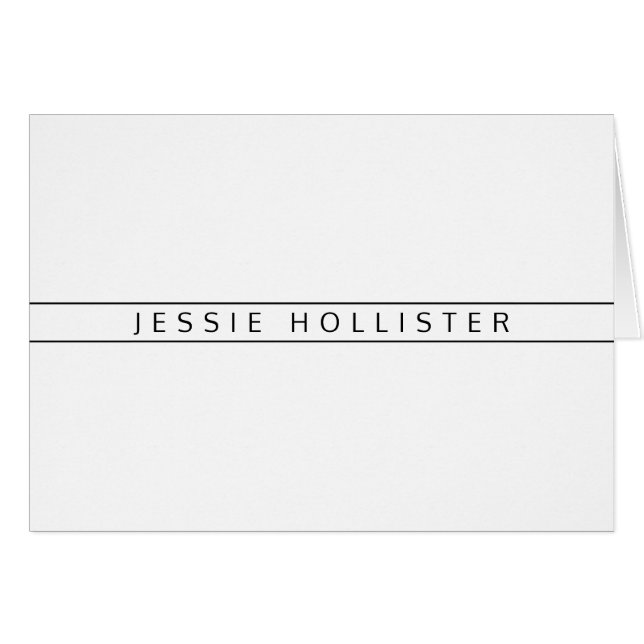 Professional Name Cards (Front Horizontal)