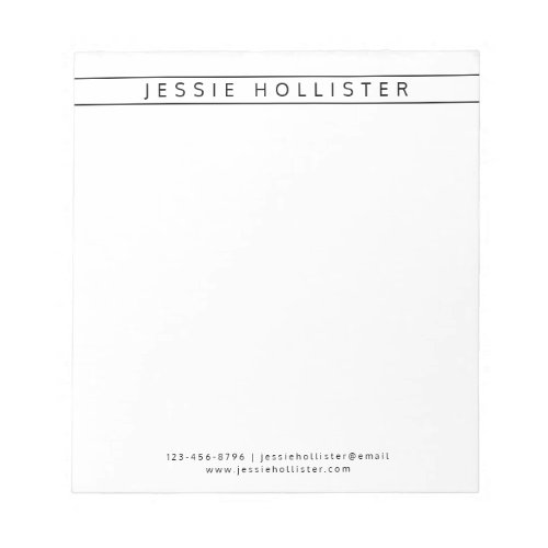 Professional Name  Info Notepad