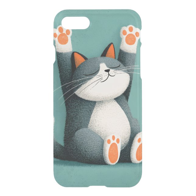 Professional Nap Taker Funny Sleeping Cat Uncommon iPhone Case (Back)