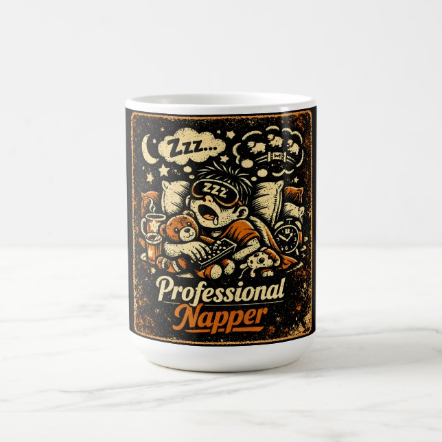 Professional Napper – Elite Sleep Humor Career Coffee Mug (Center)
