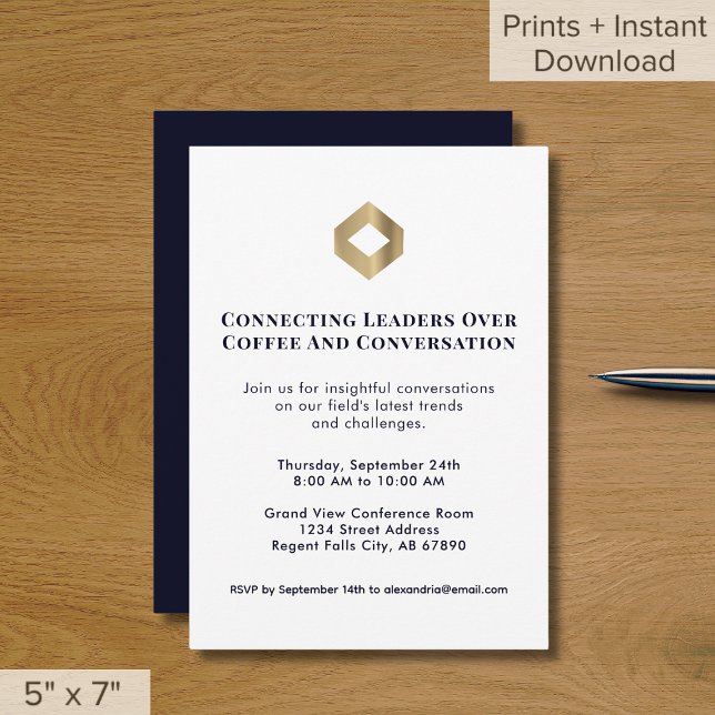 Professional Networking Event Invitation (Creator Uploaded)