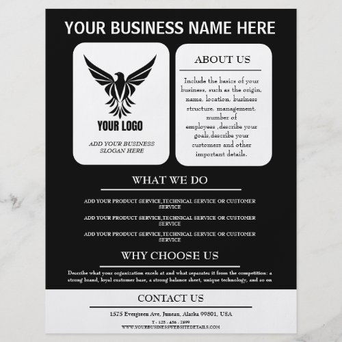 Professional New Business Advertising Custom Logo  Flyer