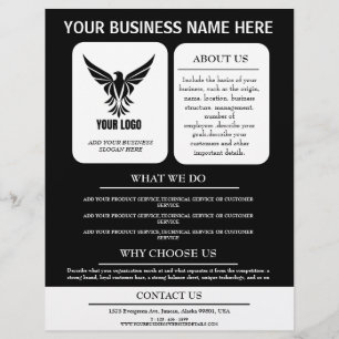 Professional New Business Advertising Custom Logo  Flyer