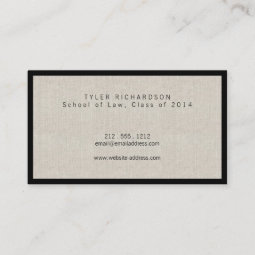 Professional New Graduate Student Business Card | Zazzle