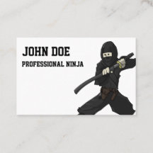 Professional Ninja Business Card