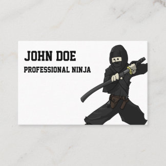 Professional Ninja Business Card