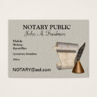 Notary Business Card Template Zazzle com
